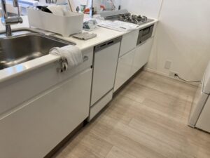 新潟キッチン取付け隊　浅型を深型食洗機に取替　施工後